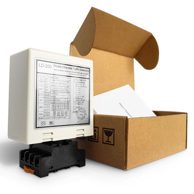Dual channel counting loop detector for parking system vehicle counting