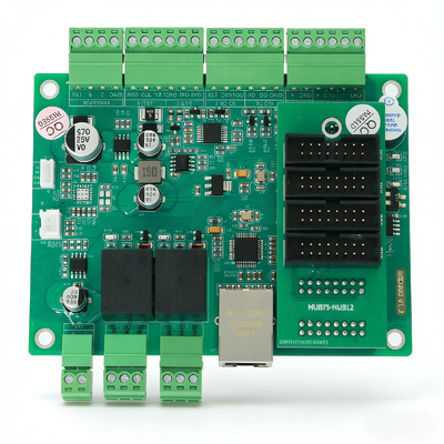 NED200 Многоинтерфейсный контроллер LED-дисплея с Ethernet MQTT RS485 RS232 Wiegand Relay HUB75 для парковочных систем